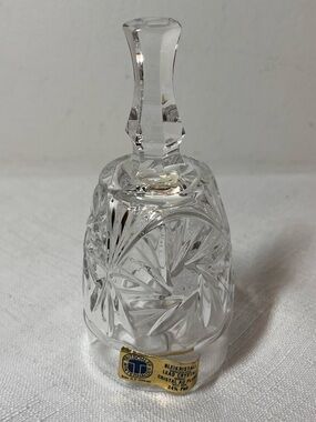 Vintage Tritschler Winterhalder Bleikristall Hand Bell Lead Crystal West Germany